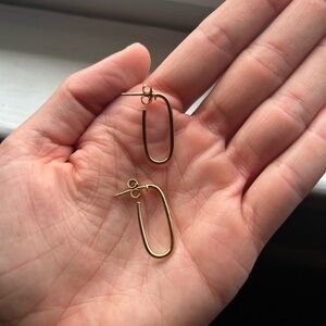 Mejuri earrings gold vermeil